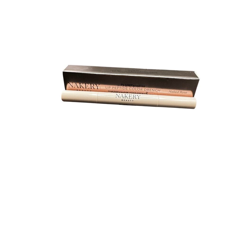 NWT NAKERY PLUMParadise LIP PEPTIDE COLOR DRENCH-Naked Rose